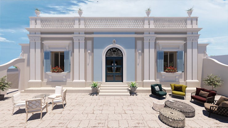 18 - Nét độc đáo của thiết kế nhà ở phong cách địa trung hải