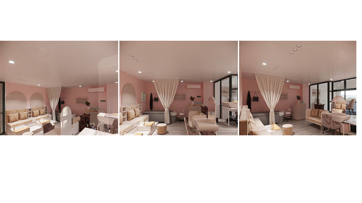 a1 - Thiết kế và thi công tiệm nail salong tóc Đà Nẵng.