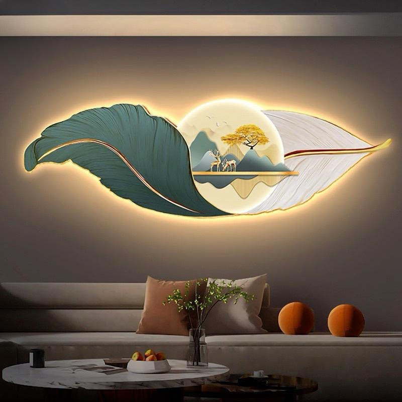 Tranh 3D LED cắt hiện đại 4 Tranh 3D LED cắt hiện đại