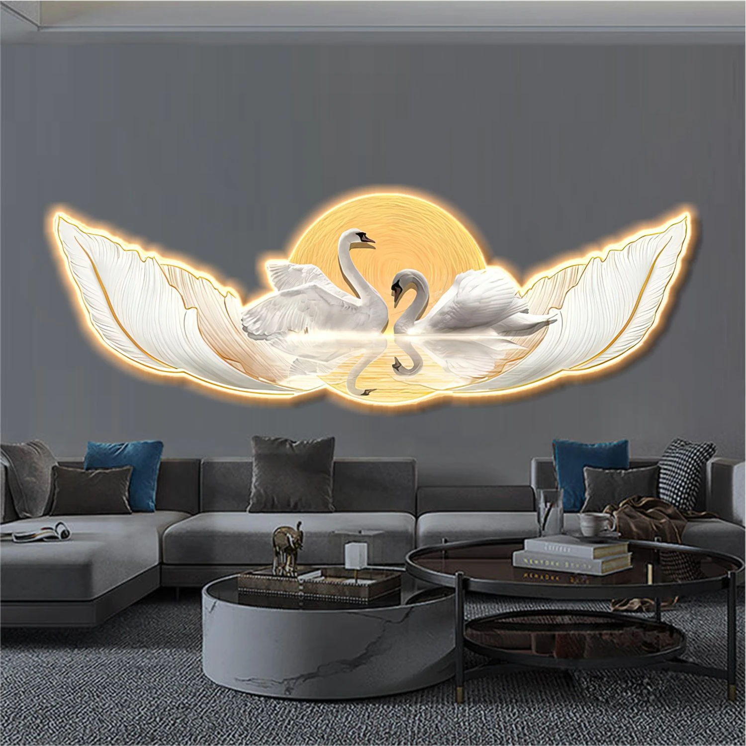 Tranh Tráng Gương Đính Đá Led 3d Tp Vũng Tàu 5 tranh tráng gương đính đá LED 3D Vũng Tàu