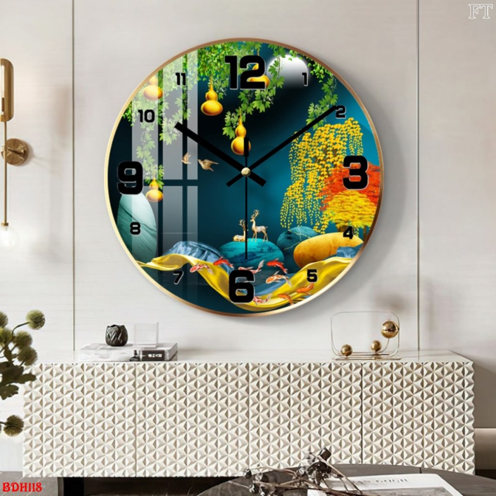 BDH118 1024x1024 - MUA TRANH ĐỒNG HỒ TRÁNG GƯƠNG CÀ MAU ĐẸP SANG TRỌNG Tranh Đồng Hồ Tráng gương Sài Gòn