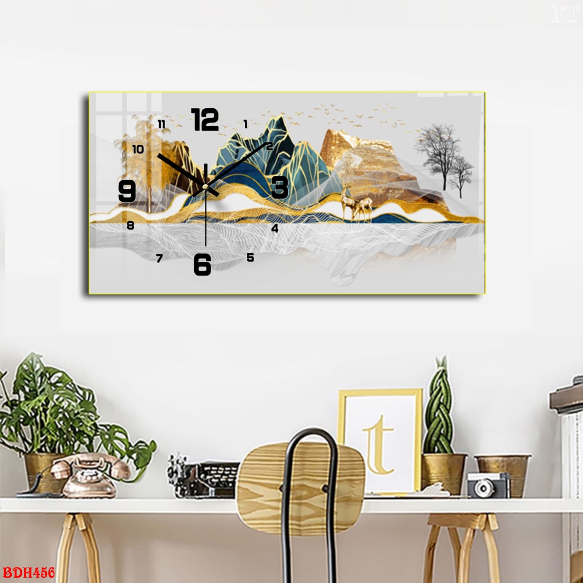 BDH456 - Tranh Led 3D Đồng Hồ Hà Tĩnh Giá Tận Xưởng Tranh Led 3D Đồng Hồ Hà Tĩnh