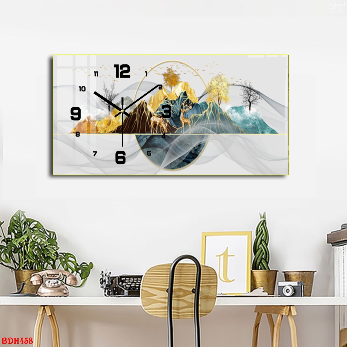 BDH458 - Tranh Led 3D Đồng Hồ Hà Tĩnh Giá Tận Xưởng Tranh Led 3D Đồng Hồ Hà Tĩnh
