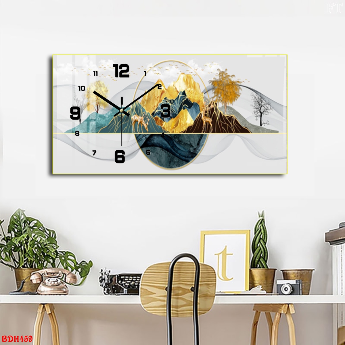 BDH459 1 - Tranh Led 3D Đồng Hồ Hà Tĩnh Giá Tận Xưởng Tranh Led 3D Đồng Hồ Hà Tĩnh