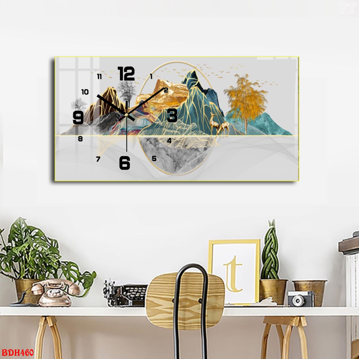 BDH460 - Tranh Led 3D Đồng Hồ Hà Tĩnh Giá Tận Xưởng Tranh Led 3D Đồng Hồ Hà Tĩnh