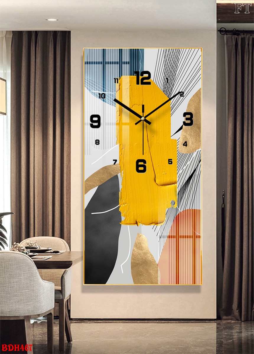 BDH467 - Tranh Led 3D Đồng Hồ Hà Tĩnh Giá Tận Xưởng Tranh Led 3D Đồng Hồ Hà Tĩnh