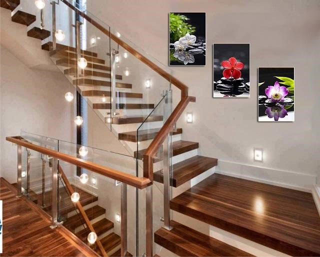 CT 2 - Tranh Tráng Gương 3D Treo Cầu Thang Siêu Đẹp – OhaDecor Tranh tráng gương 3D treo cầu thang