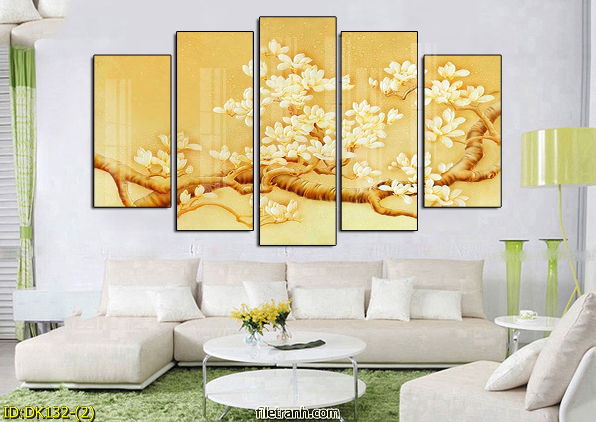 DK132 2 - Tranh Led 3D Đính Đá TPHCM Phong Cảnh Tranh Led 3D Đính Đá TPHCM