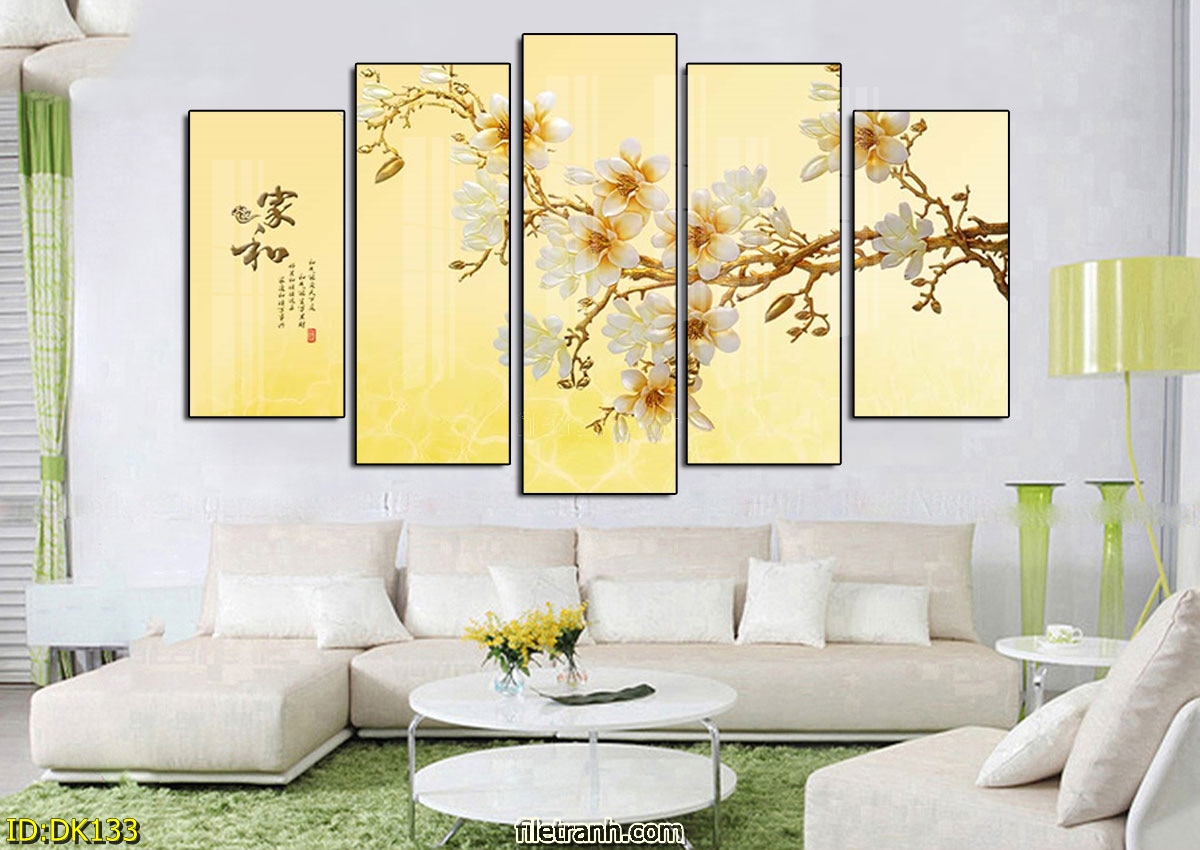 DK133 - Tranh Led 3D Đính Đá TPHCM Phong Cảnh Tranh Led 3D Đính Đá TPHCM