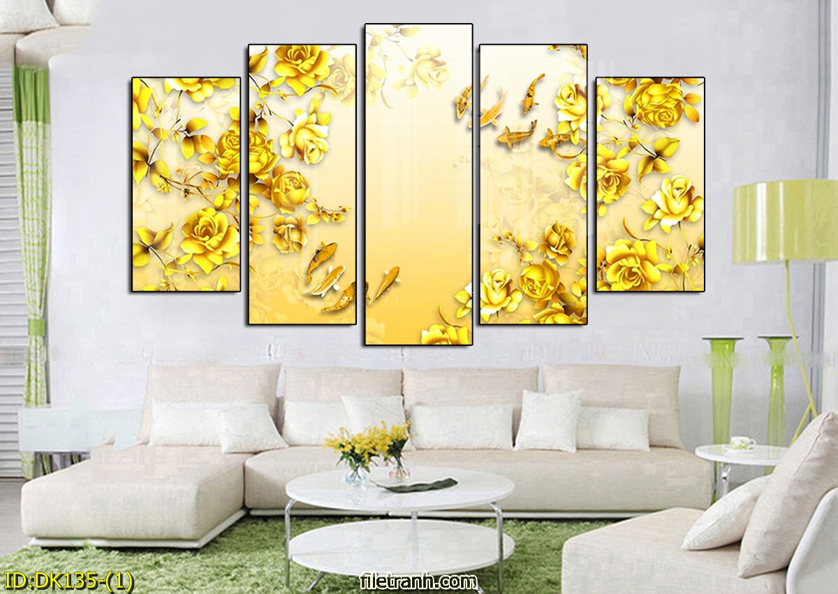 DK135 1 - Tranh Led 3D Đính Đá TPHCM Phong Cảnh Tranh Led 3D Đính Đá TPHCM