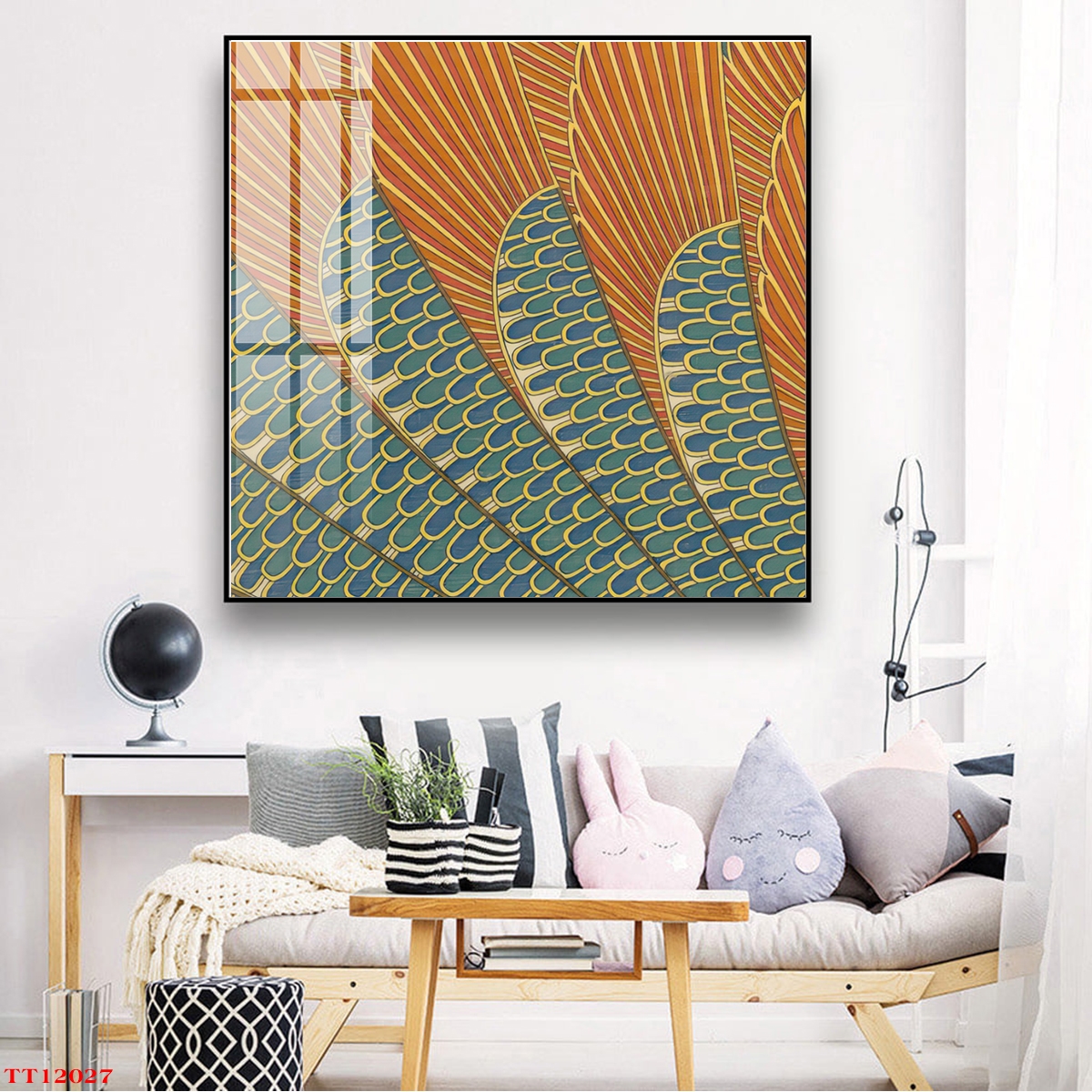 TT12027 - Tranh Canvas Tràn Viền Sài Gòn Uy Tín Nhất Hiện Nay Tranh Canvas Tràn Viền