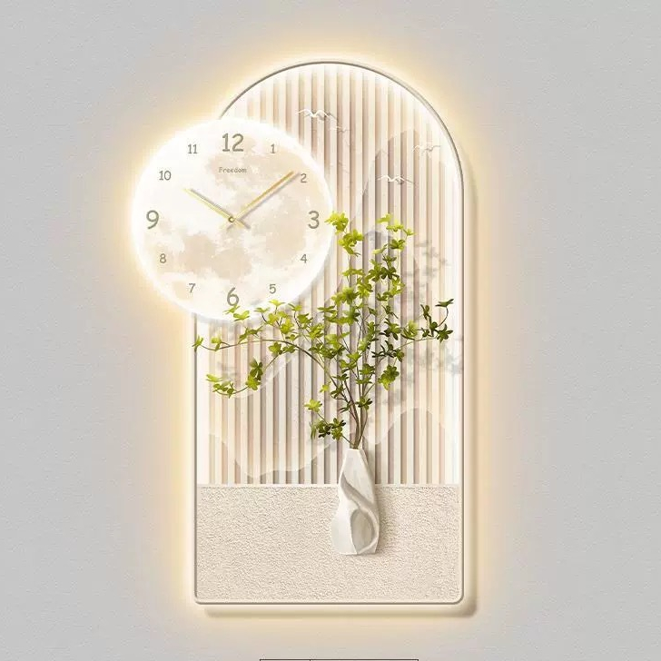 MUA TRANH LED 3D ĐỒNG HỒ TẠI HÀ GIANG 1 Tranh Ha Noi dong ho dien LED phong khach 1