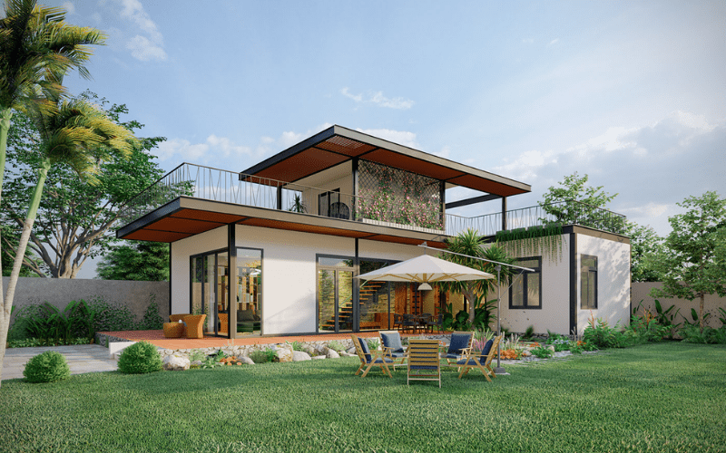 thi công nhà cấp một tiền chế đầy đủ công năng tại Tam Kỳ