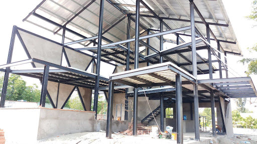 Thi công quán cafe tiền chế Quảng Nam - OhaDecor 3 thi cong nha tien che1