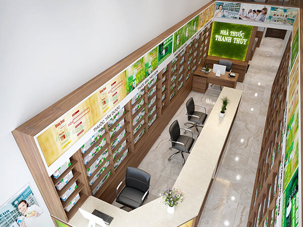 Lý do lựa chọn Ohadecor cho dịch vụ thi công quầy thuốc tây tiền chế tại Nha Trang