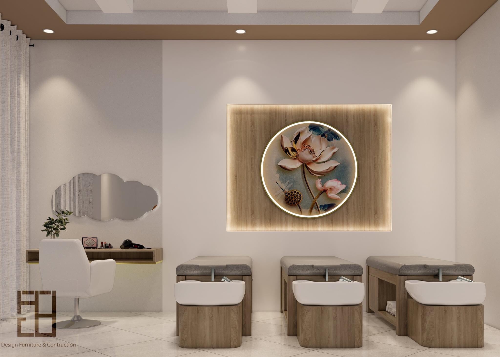 thi cong spa ohadecor 4 - Thi Công Spa Tam Kỳ 50m2 – OhaDecor Thi công spa