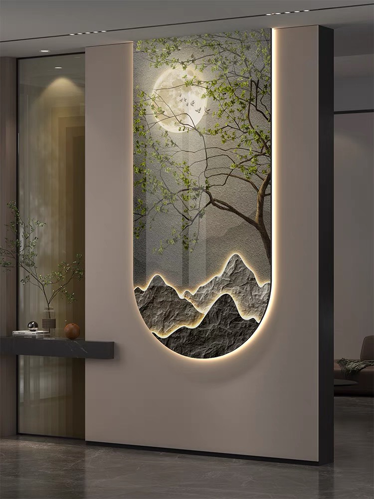 tranh LED 3D đính đá Hậu Giang