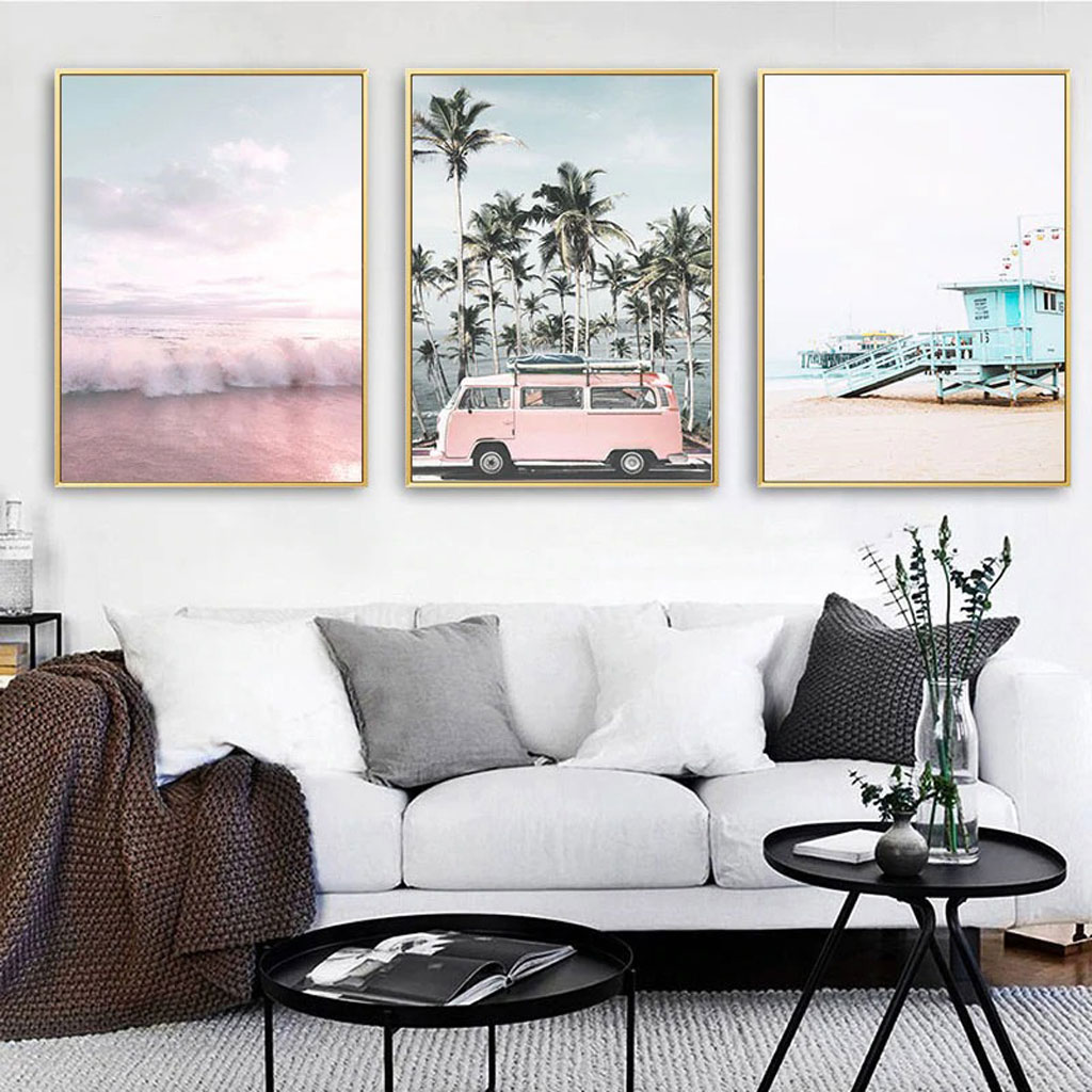 Tranh Canvas Phòng Ngủ TP HCM Hiện Đại - Oha Decor 2 tranh canvas phòng ngủ TP HCM