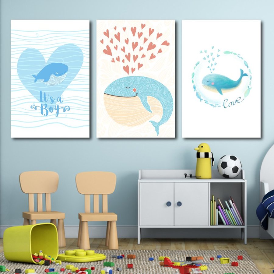 Tranh Canvas Phòng Ngủ TP HCM Hiện Đại - Oha Decor 4 tranh canvas phòng ngủ TP HCM