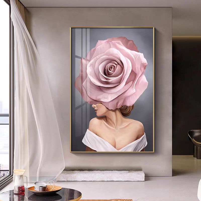 tranh canvas tran vien son la03 1 - MUA TRANH CANVAS TRÀN VIỀN SƠN LA TREO TƯỜNG ĐẸP tranh canvas tràn viền cô gái