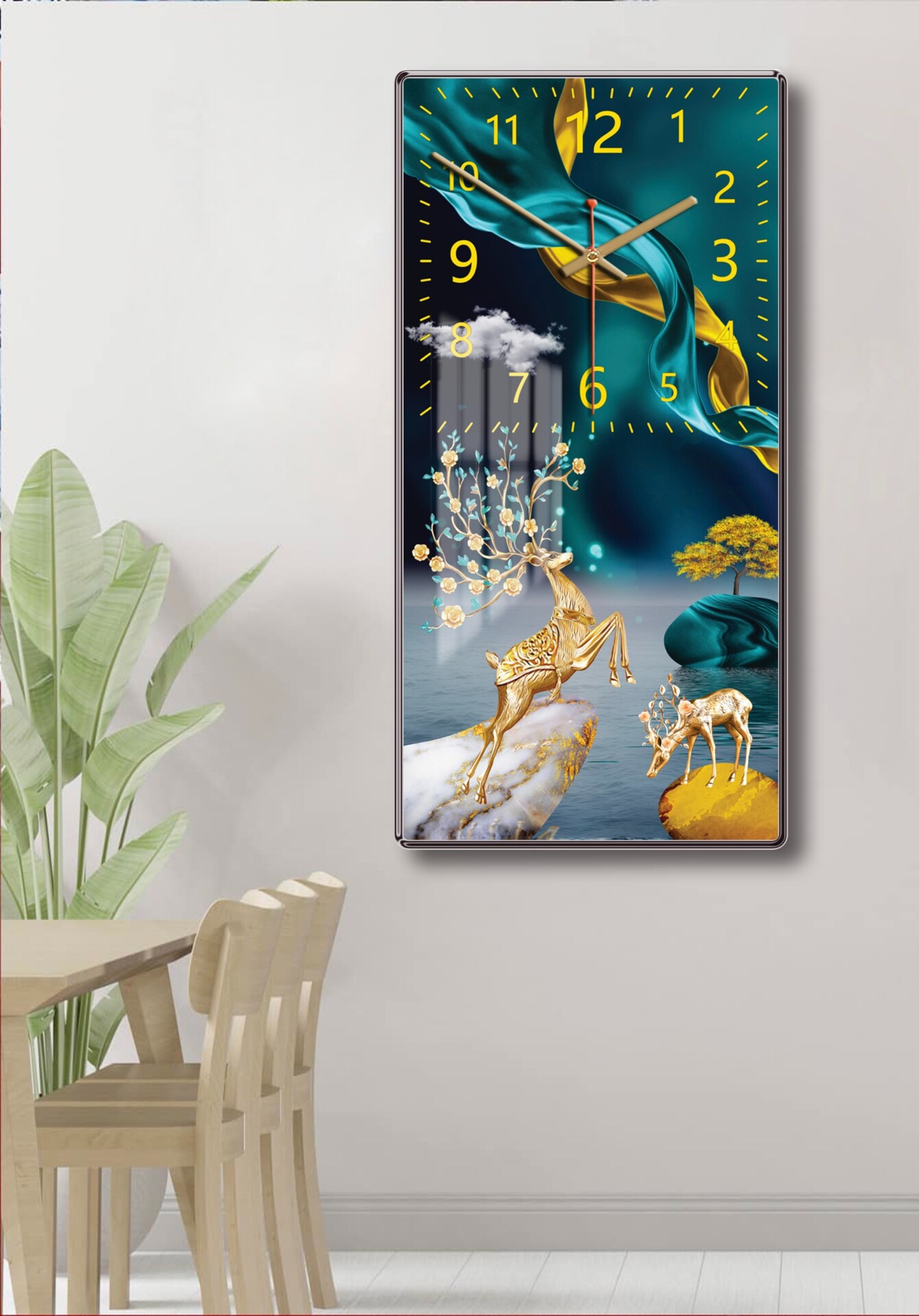 MUA TRANH ĐỒNG HỒ TRÁNG GƯƠNG Ở BÌNH THUẬN UY TÍN 1 Tranh đồng hồ tráng gương ở Bình Thuận