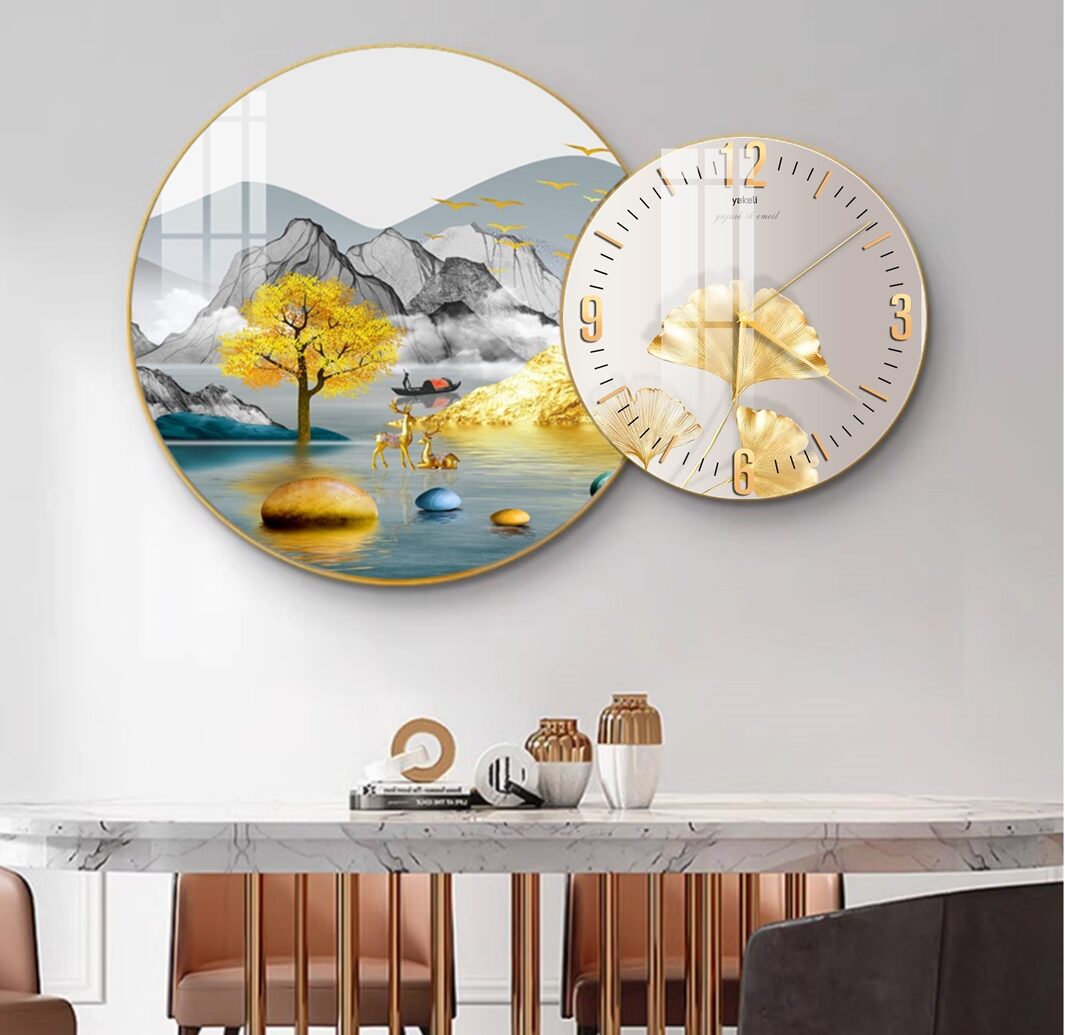 MUA TRANH ĐỒNG HỒ TRÁNG GƯƠNG Ở BÌNH THUẬN UY TÍN 6 Tranh đồng hồ tráng gương ở Bình Thuận