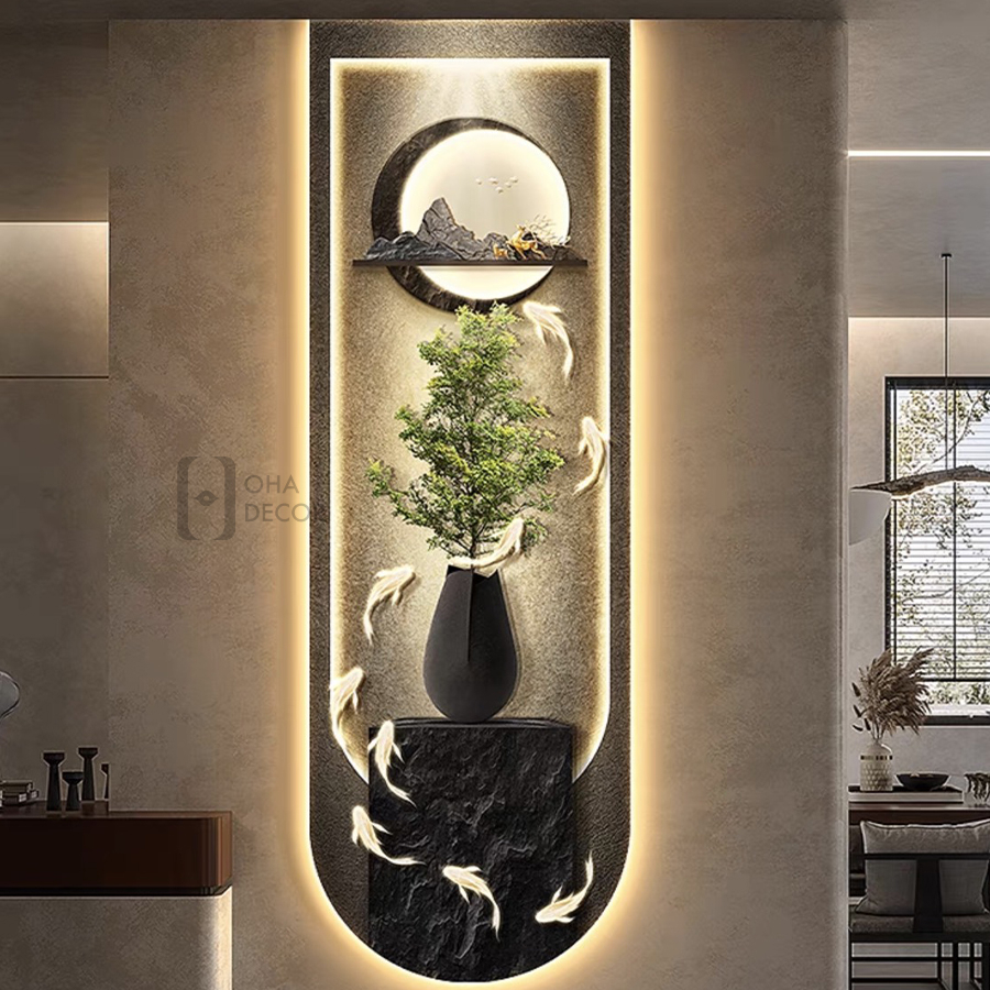 tranh 3d led đính đá nghệ an