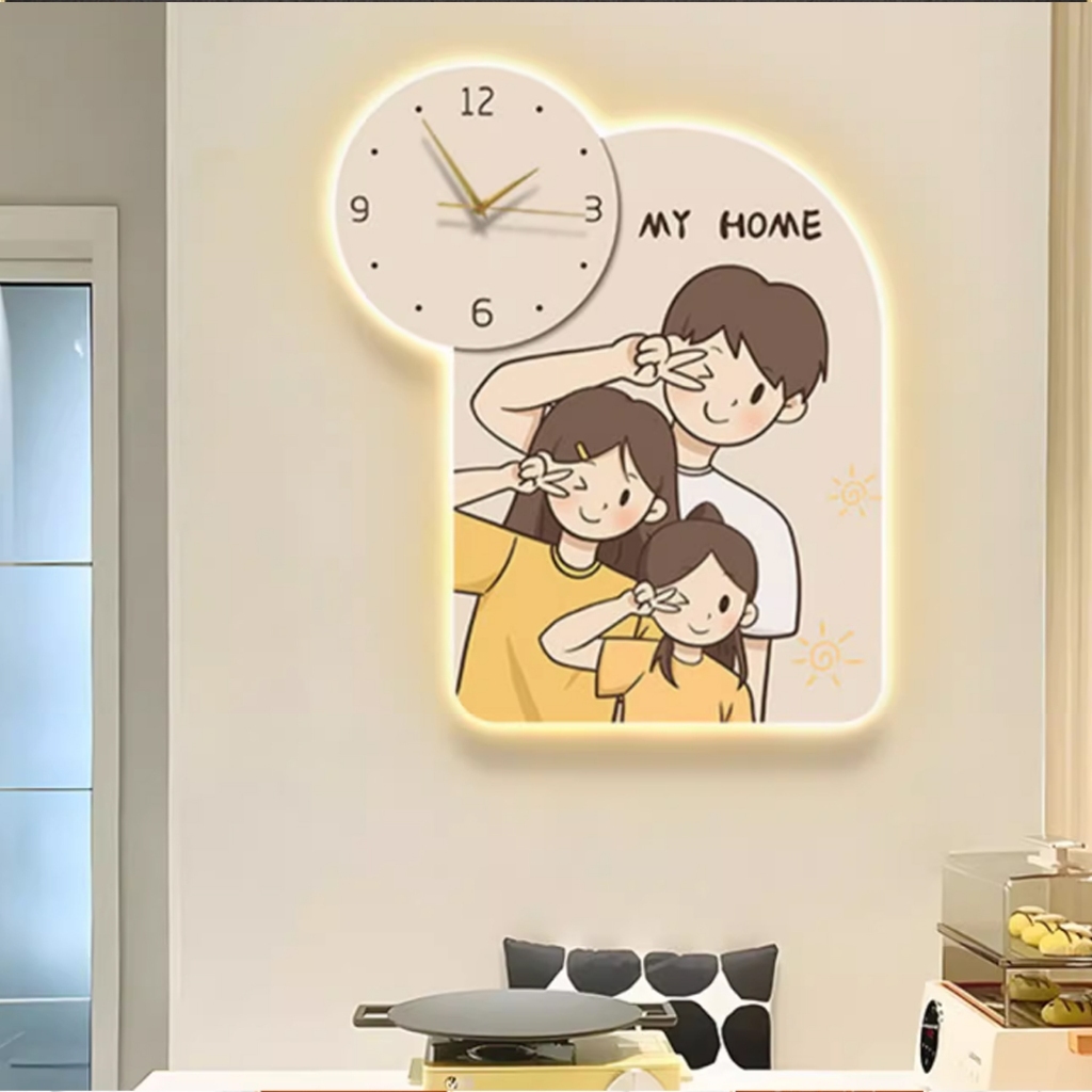 Tranh LED 3D đồng hồ  Gia Lai