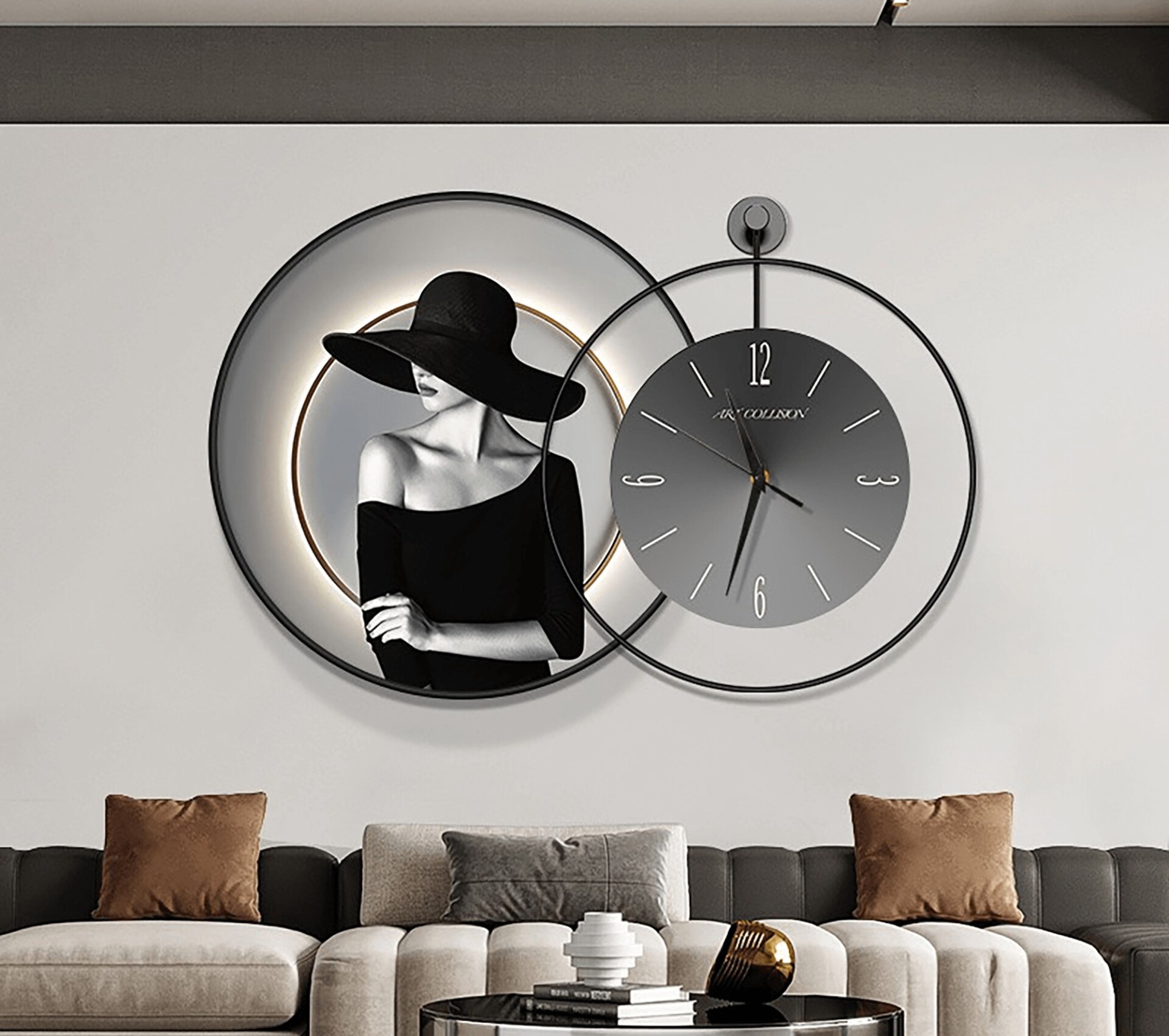 Tranh LED 3D đồng hồ ở Bình Dương 1 tranh LED 3D đồng hồ ở Bình Dương