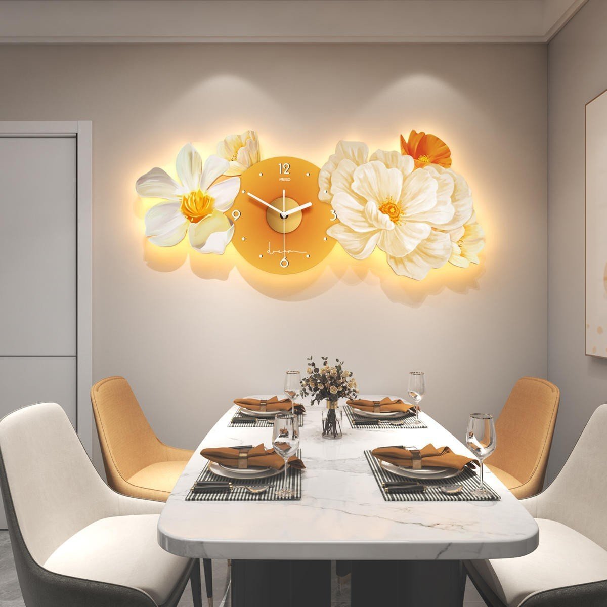 Tranh LED 3D đồng hồ ở Bình Dương 5 tranh LED 3D đồng hồ ở Bình Dương