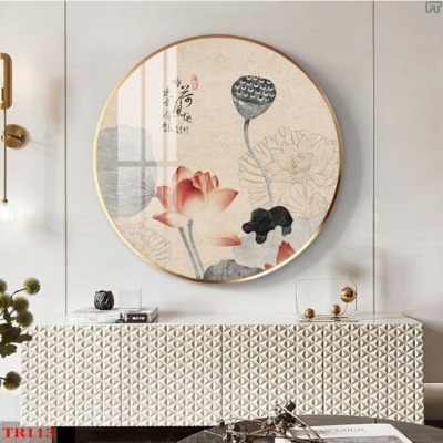 tranh trang guong thuong o nghe an01 - TRANH TRÁNG GƯƠNG THƯỜNG Ở NGHỆ AN HOA LÁ tranh tráng gương thường ở Nghệ An