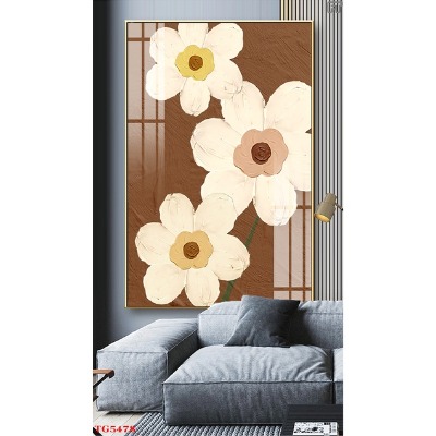 tranh trang guong thuong o nghe an07 - TRANH TRÁNG GƯƠNG THƯỜNG Ở NGHỆ AN HOA LÁ tranh tráng gương thường ở Nghệ An