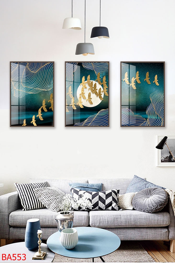 BA553 - Tranh Gương Thường Nghệ An Cho Quán Cafe