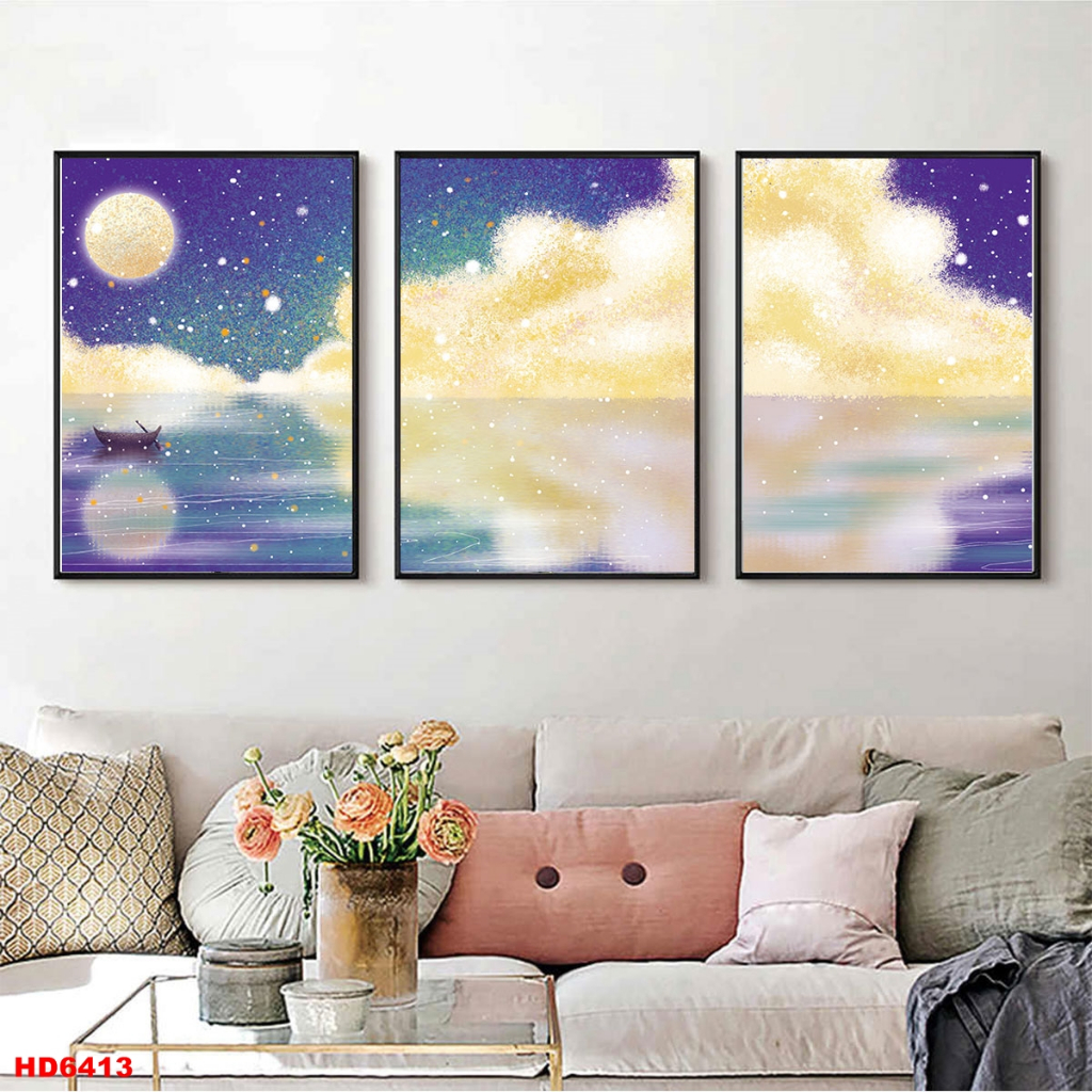 Tranh Canvas có viền Đà Nẵng cho phòng ngủ