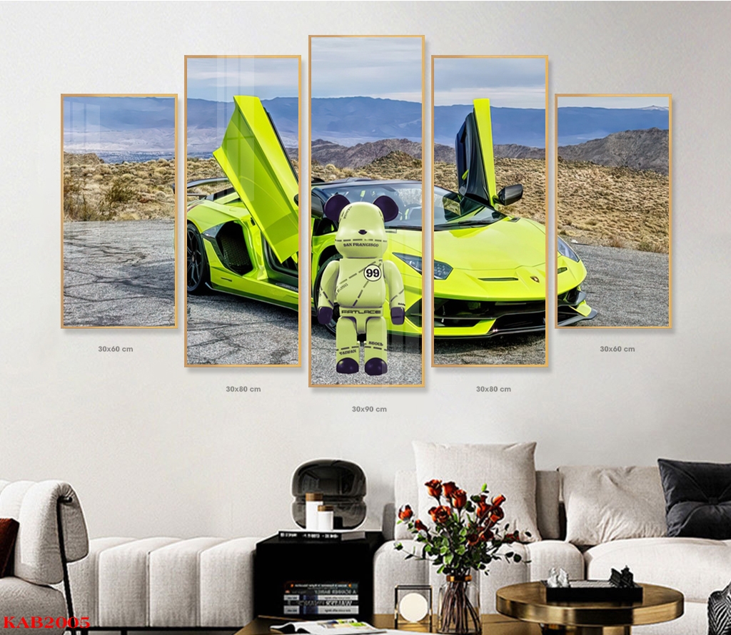 KAB2005 - Tranh Đèn Led BearBrick Ở Phú Thọ KAB2005 - Tranh Đèn Led BearBrick Ở Phú Thọ