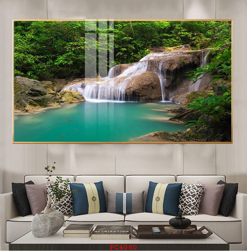 PC4080 - TRANH TRÁNG GƯƠNG PHONG CẢNH AN GIANG tranh tráng gương phong cảnh an giang