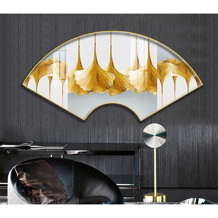 Tranh Quat Treo Tuong Trang Guong Cao Cap Trang Tri Nha Cua Can Ho Cua Hang OHA Decor - TRANH QUẠT SÀI GÒN GIÁ TẬN XƯỞNG UY TÍN NHẤT HIỆN NAY hong cách và thiết kế tranh tranh quạt Sài Gòn
