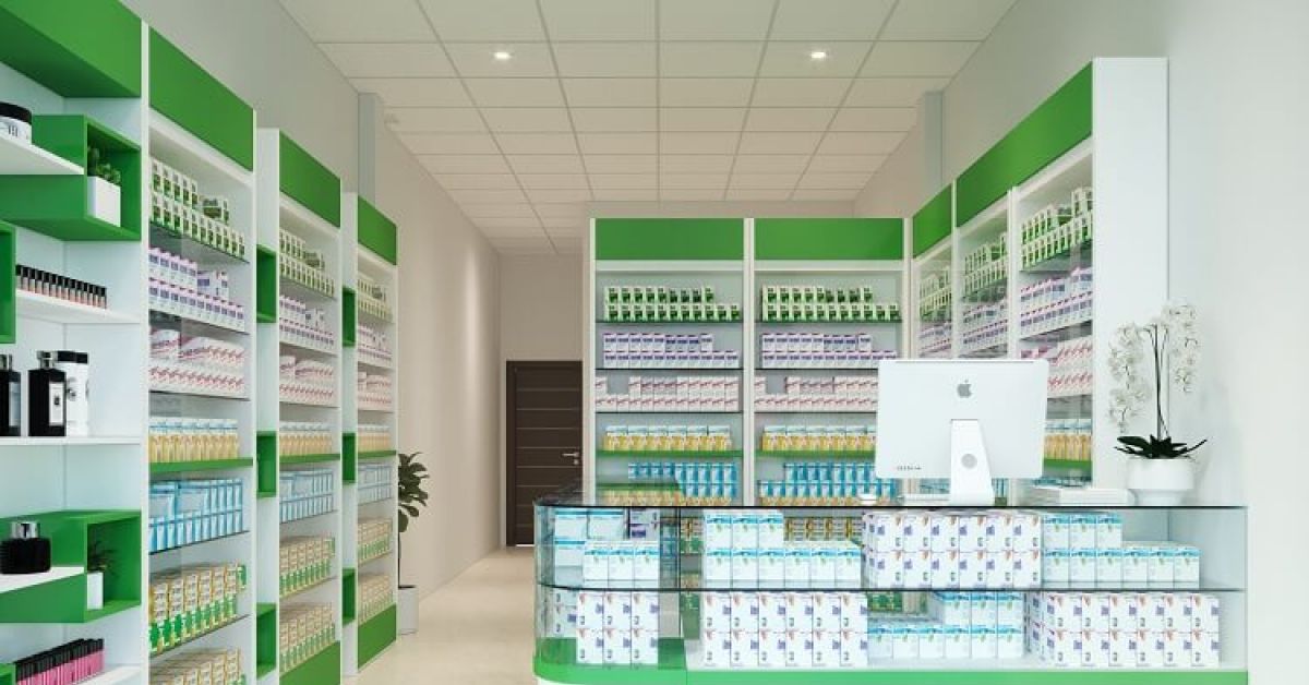 thi cong quay thuoc tay tien che o tam ky 9 - Thi Công Quầy Thuốc Tây Tiền Chế Ở Tam Kỳ – OhaDecor Thi Công Quầy Thuốc Tây Tiền Chế Ở Tam Kỳ