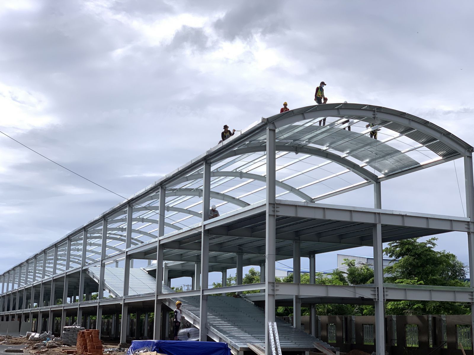 Thi Công Xưởng Kho Chứa Tiền Chế Ở Quy Nhơn Mới Nhất 2024 4 Thi công xưởng kho chứa tiền chế ở Quy Nhơn