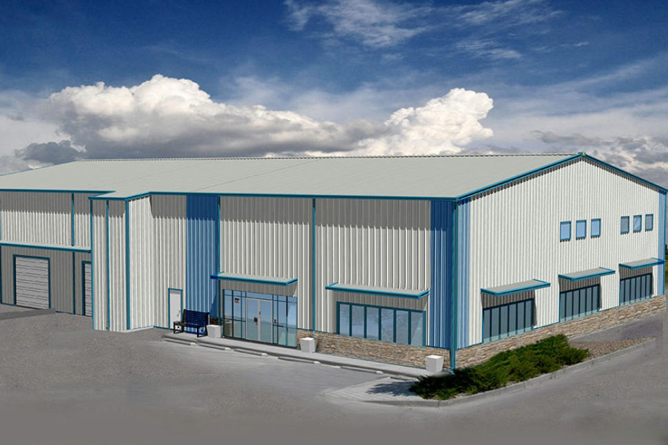 Thi công xưởng kho chứa tiền chế hiện đại