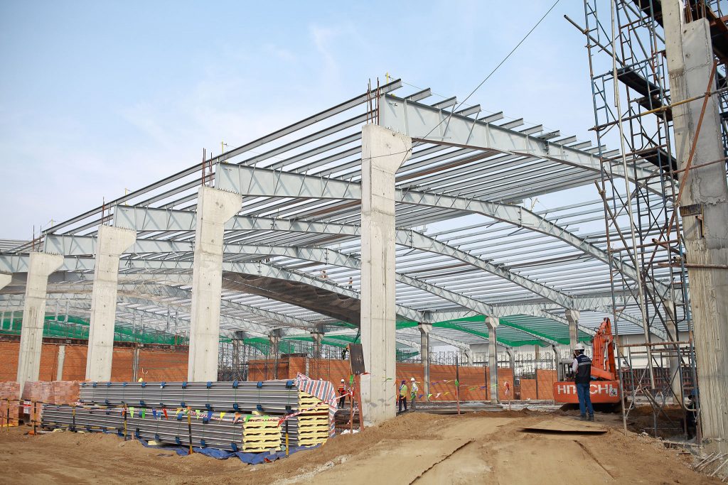 Thi công xưởng kho chứa tiền chế tại Huế