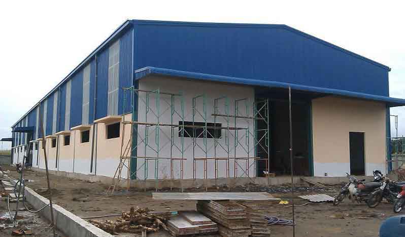 Thi công xưởng kho chứa tiền chế tại Huế