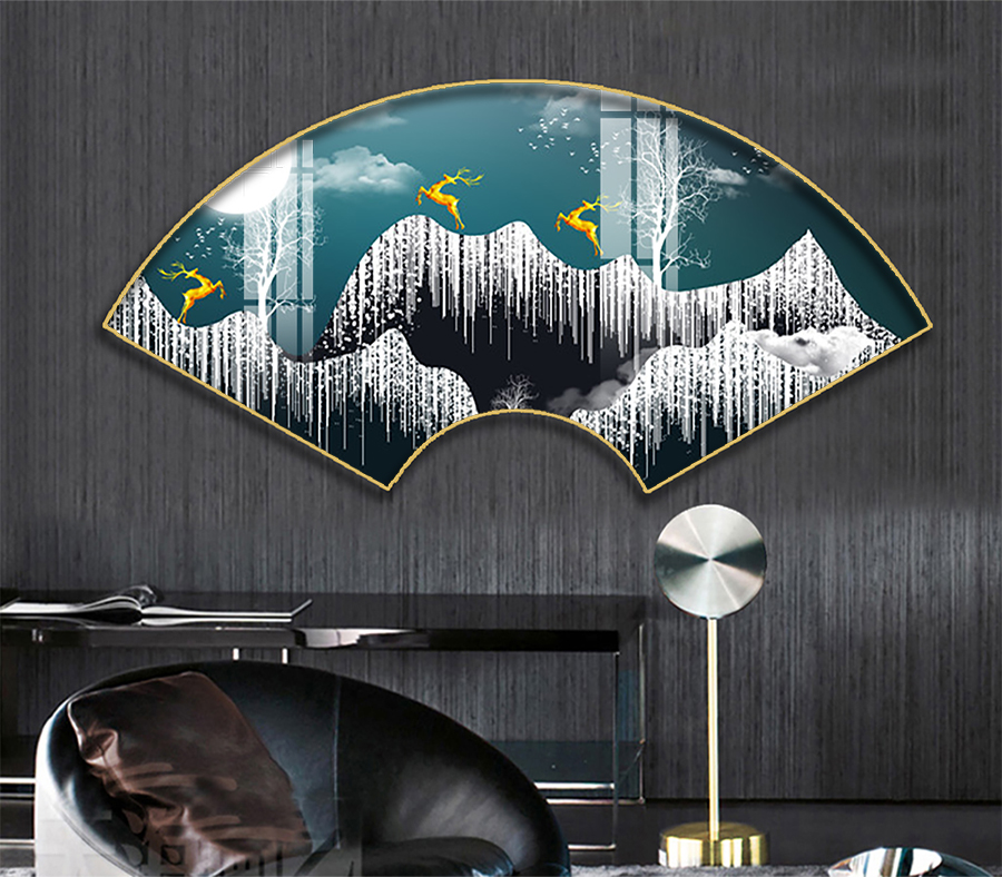 tranh quat nha trang ohadecor 6 - Mua Tranh Quạt Nha Trang – OhaDecor Tranh Quạt Nha Trang sơn dầu