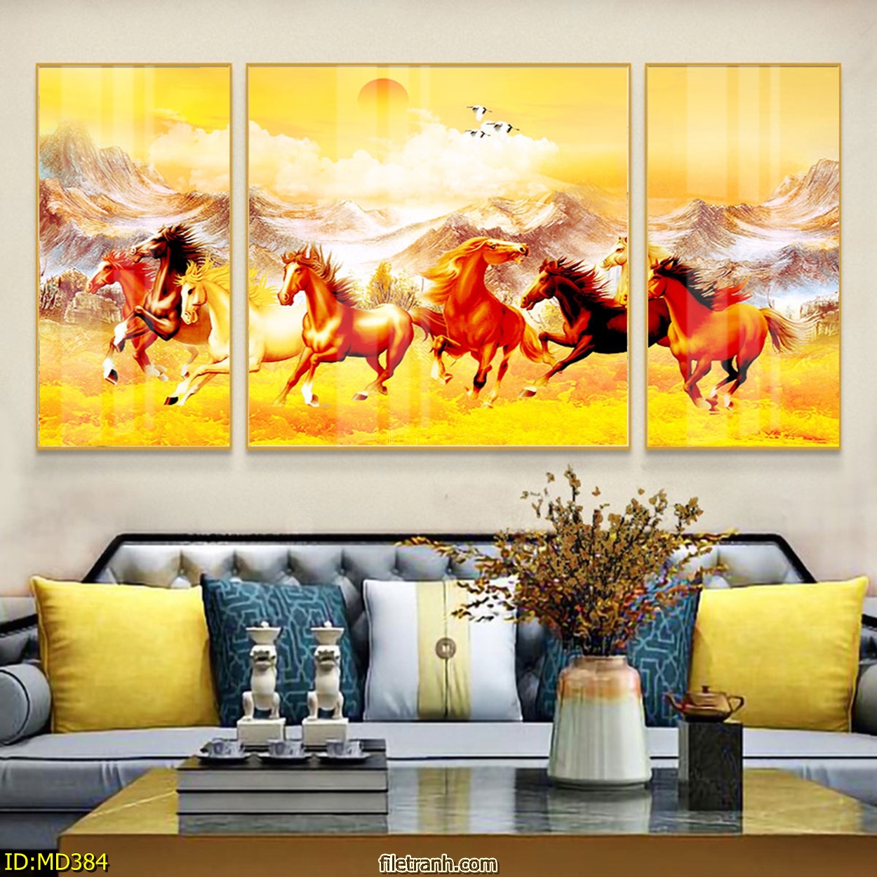 tranh trang guong ma dao thanh cong sai gon ohadecor 9 - Tranh Tráng Gương Mã Đáo Thành Công Sài Gòn Giá Tận Xưởng Chất lượng tranh mã đáo thành công tại Sài Gòn