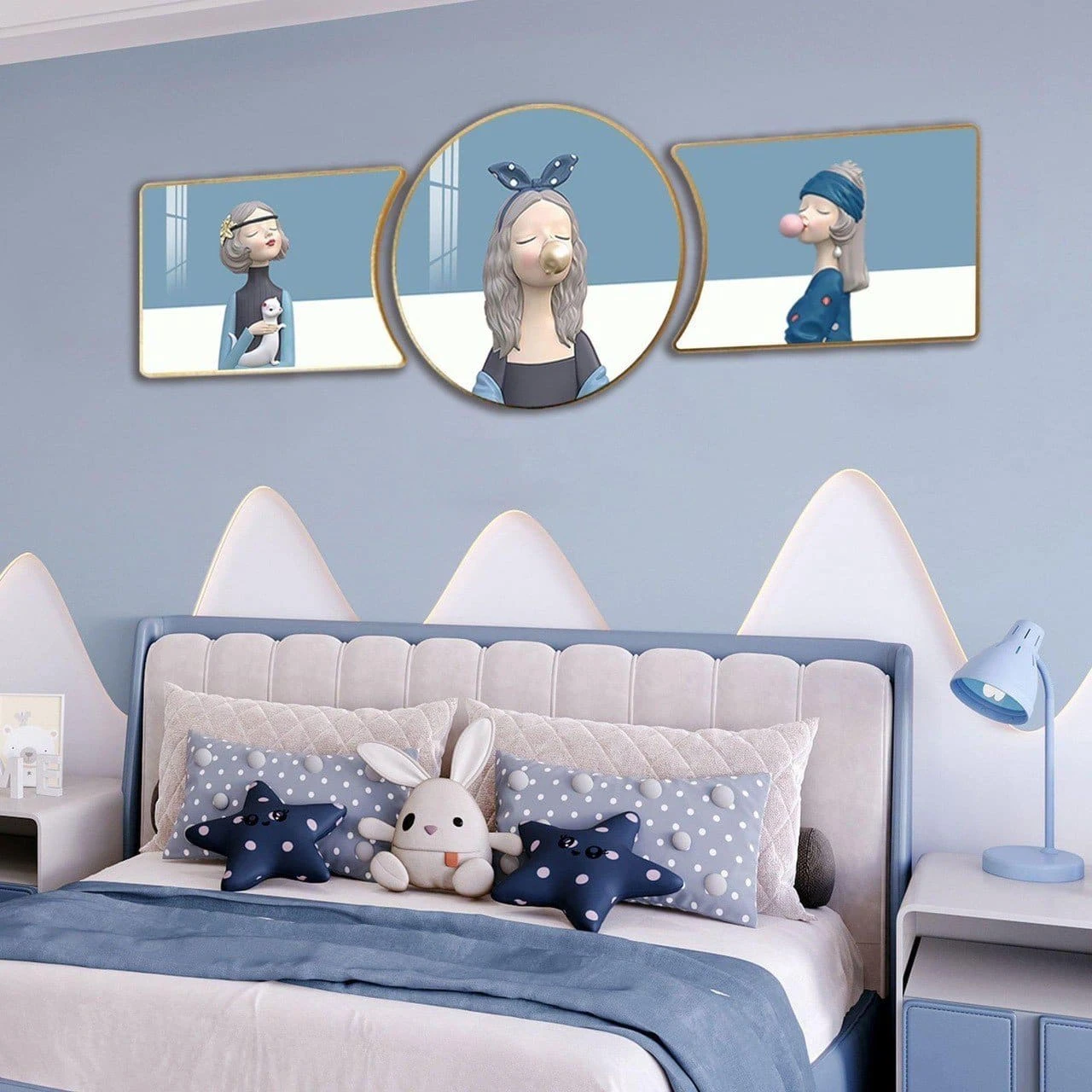 Tranh tráng gương phòng ngủ Bình Dương