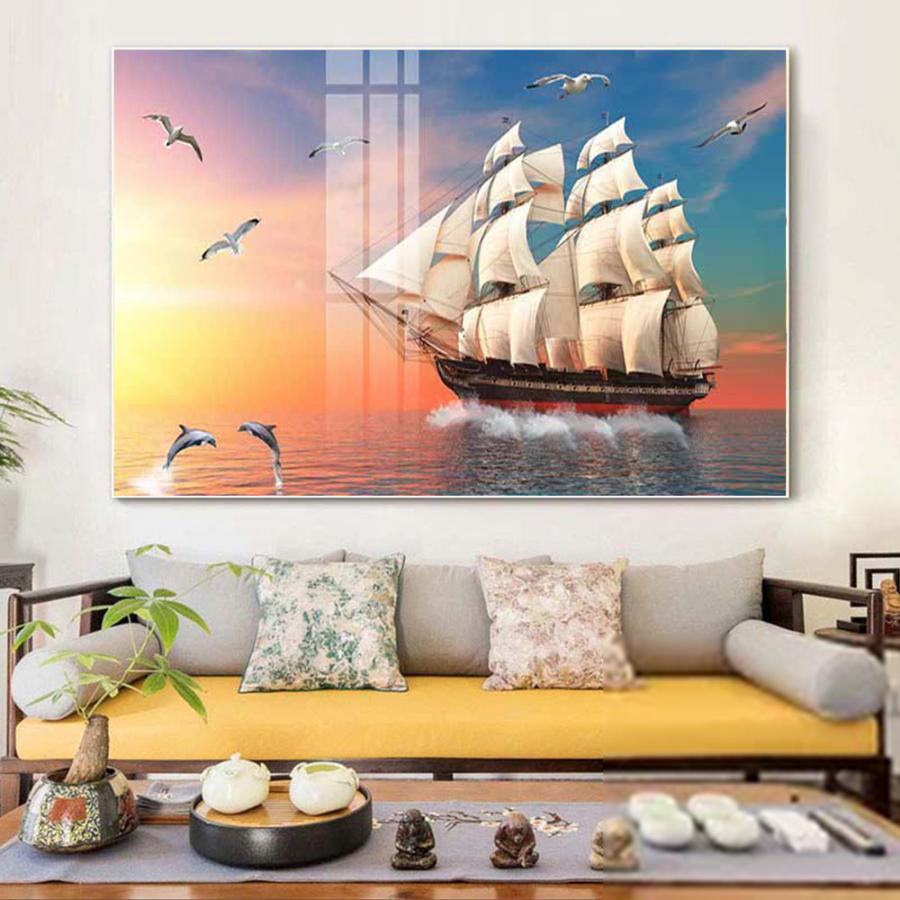 tranh trang guong thuan buom xuoi gio tphcm02 - Tranh Tráng Gương Thuận Buồm Xuôi Gió TP HCM Cho Phòng Khách tranh tráng gương thuận buồm xuôi gió TP HCM