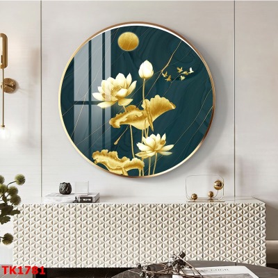 tranh tron trang guong kon tum01 - Tranh Tròn Tráng Gương Kon Tum Chủ Đề Phong Cảnh Tranh tròn tráng gương Kon Tum