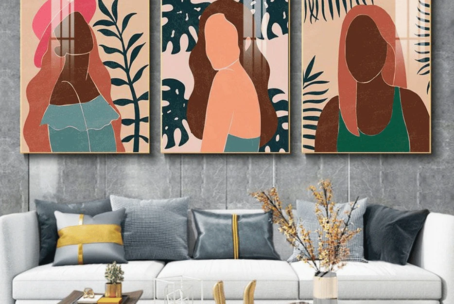 4 mẫu tranh canvas cho tiệm xăm ở Đà Nẵng siêu chất bạn nhất định phải thử. 2 Tranh canvas cô gái cho tiệm xăm tại Đà Nẵng.