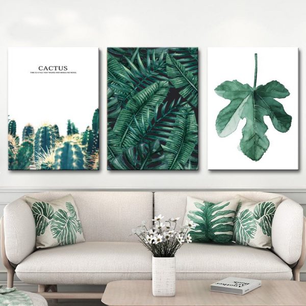 tranh canvas lá cây cho mùa hè ở Đà Nẵng