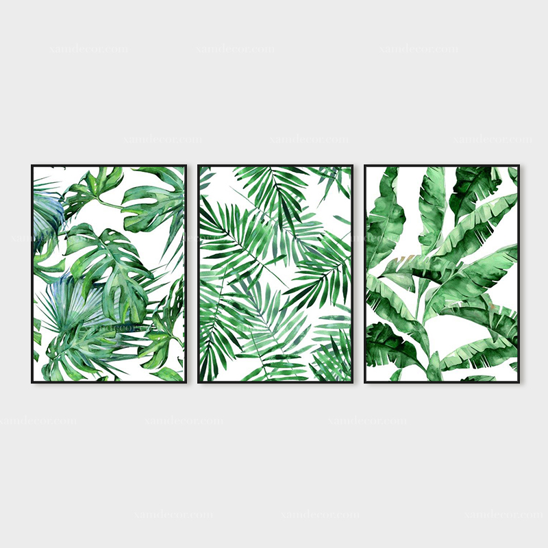 tranh canvas lá cây cho mùa hè ở Đà Nẵng